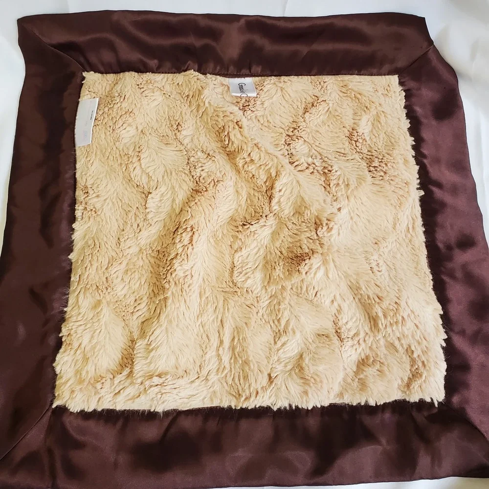Goochie Goo Brown And‎ Green Camo Print Baby Lovey Security Blanket